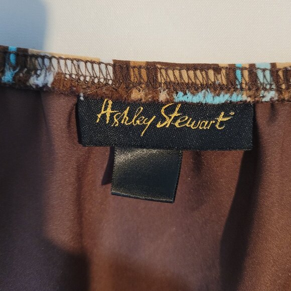 Ashley Stewart Skirt Womens Sz 22 Geometric Southwestern - Picture 3 of 3